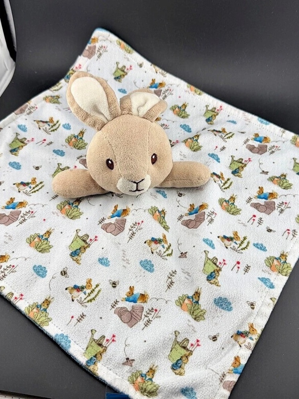 The World Of Beatrix Potter Peter Rabbit Lovey Security Blanket 12”x13”